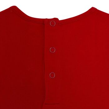 T-shirt manches courtes étoile de mer rouge fille sous-marin rouge - 11329807 4