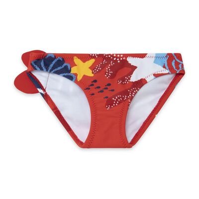 Slip de bain sous-marin rouge étoile de mer fille sous-marin rouge - 11329797