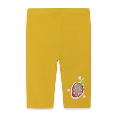 Fruitty time leggings pirata bambina gialli - 11329634