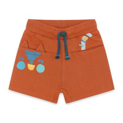 Orange Plüsch-Bermudashorts für Jungen smile today - 11329508