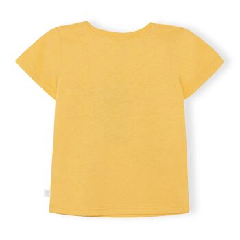T-shirt manches courtes en maille jaune garçon basic baby s22 - 11329233 2
