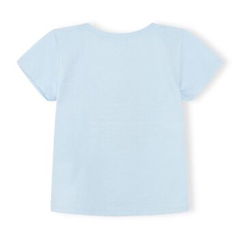 T-shirt manches courtes en maille lion bleu pour garçon basic baby s22 - 11329232 2
