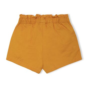 Short twill jaune à boutons fille basic baby s22 - 11329209 2