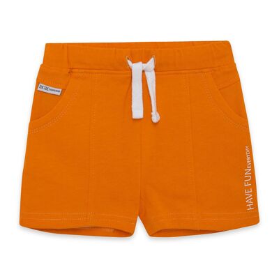 Bermuda punto con cordón naranja niño basicos baby s22 - 11329202