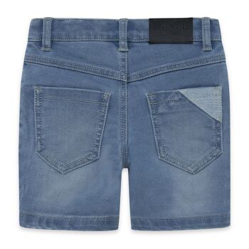 Bermuda denim cinq poches bleu clair pour garçon basic baby s22 - 11329196 2