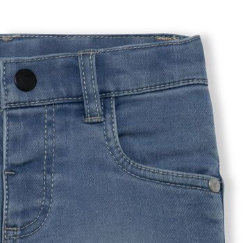 Bermuda denim cinq poches bleu clair pour garçon basic baby s22 - 11329196 3