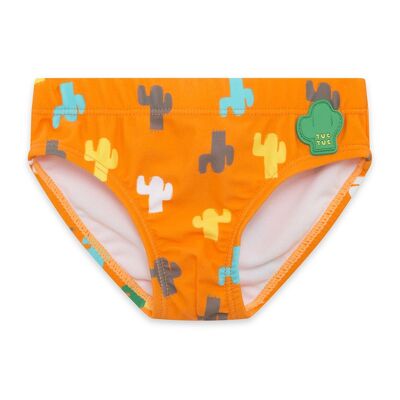 Slip baño naranja dibujos cactus de colores niño funcactus - 11329134