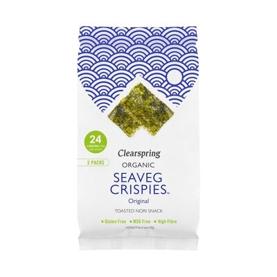 Organic seaweed chips Multipack - Original 12g - FR-BIO-09