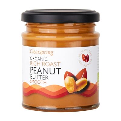 Organic roasted peanut butter 170g - FR-BIO-09