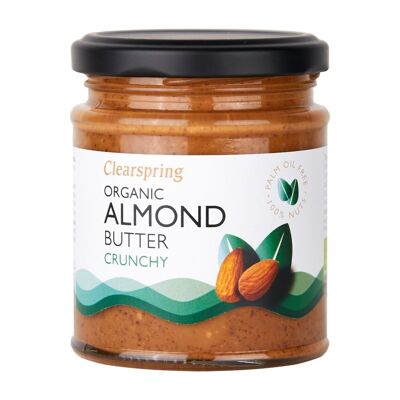 Almond butter with organic pieces 170g - FR-BIO-09