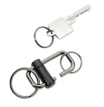 Porte-clés | avec 3 porte-clés en 2 tailles | CLÉ À 2 VOIES 2