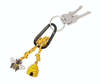 Porte-clés avec mousqueton | 2 pendentifs sur corde d'escalade décorative | MAJA 2