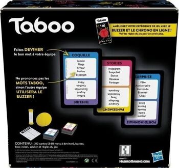 HASBRO GAMING - TABOO 2023 - JEU DE SOCIETE VERSION FRANÇAISE 2