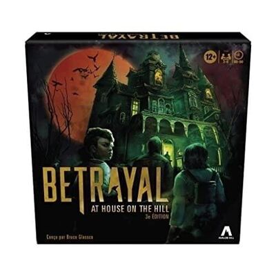 HASBRO GAMING - AVALON HILL -BETRAYAL AT HOUSE ON THE HILL - BETRAYAL LA MAISON SUR LA COLLINE - VERSIONE FRANCESE