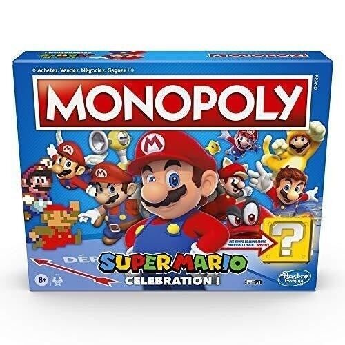 HASBRO GAMING - MONOPOLY-  SUPER MARIO CELEBRATION - JEU DE SOCIETE -VERSION FRANCAISE