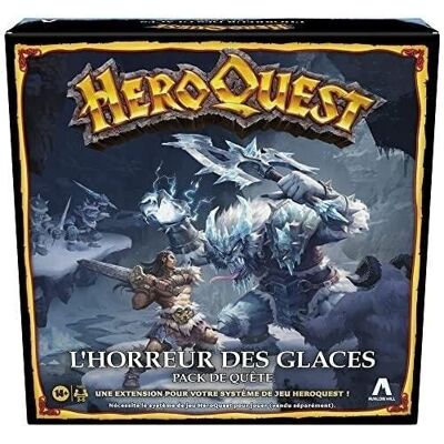 HASBRO GAMING - AVALON HILL - HeroQuest - ICE HORROR - VERSIONE FRANCESE