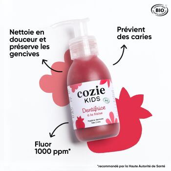 Dentifrice enfant à la fraise 2