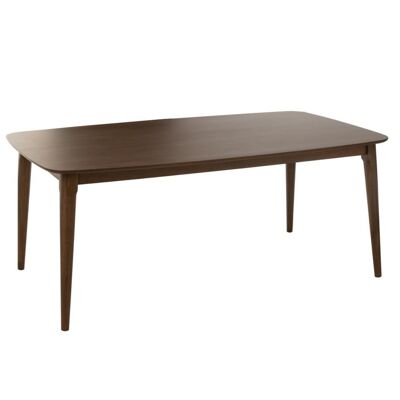 RECTANGLE TABLE BROWN WOOD