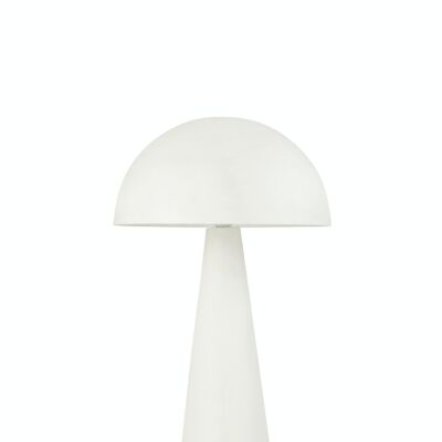 Sobremesa Mushroom Metal Blanco Mate Mediano