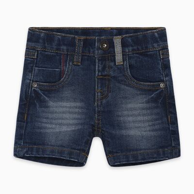 Bermuda denim niño azul basics baby - 11300643