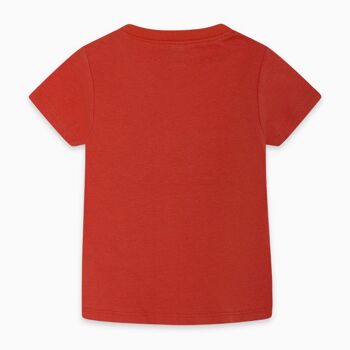 T-shirt tricot rouge Kamogawa garçon - 11300364 2