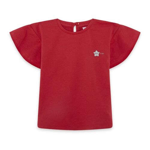 Camiseta punto niña rojo basics baby - 11300657
