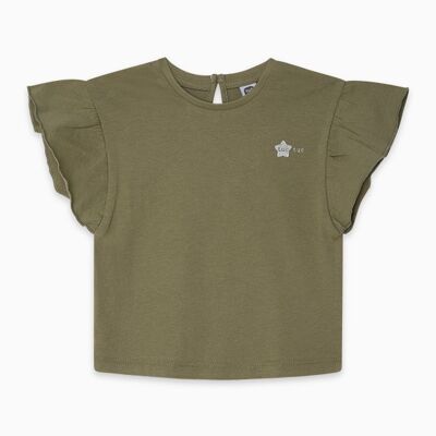 Camiseta punto niña verde basics baby - 11300660