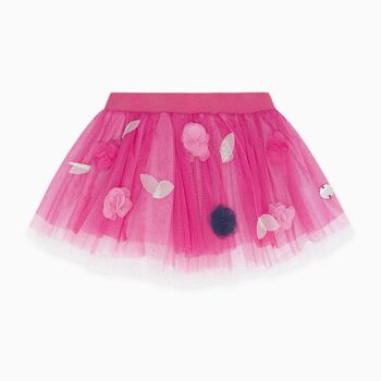 Jupe en tulle rose pour fille love sauvage - 11300319 1