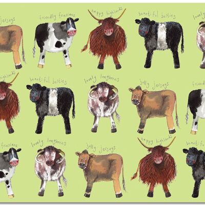 Cows placemat