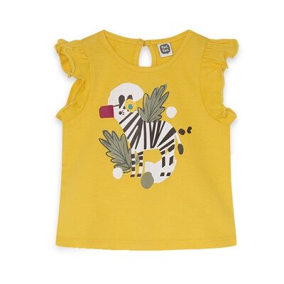 Camiseta punto niña amarillo zanzibar - 11300269