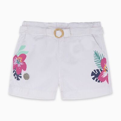 Short sarga niña blanco love sauvage - 11300325