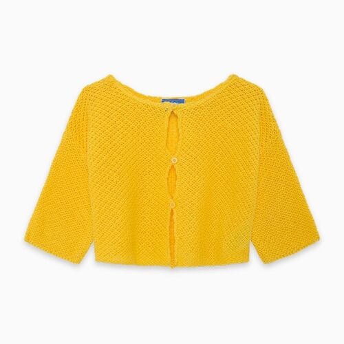 Chaqueta tricot niña amarillo lemonade - 11300481