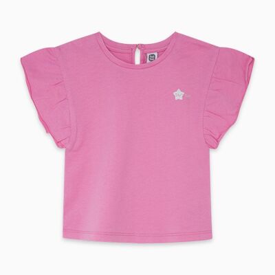 Camiseta punto niña rosa basics baby - 11300658