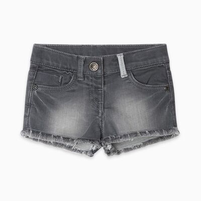 Short denim niña gris basics baby - 11300672