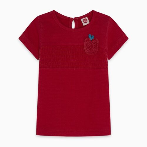 Camiseta punto fantasía niña rojo detox time - 11300171