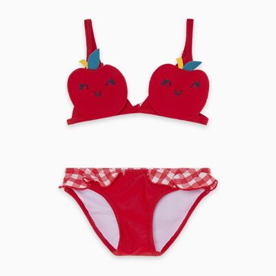 Roter Bikini für Mädchen - 11300190