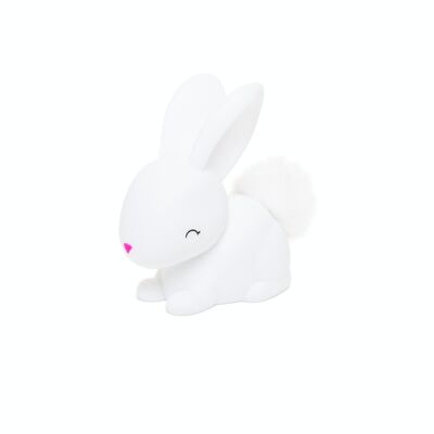 Mini white rabbit LED children's night light - DHINK