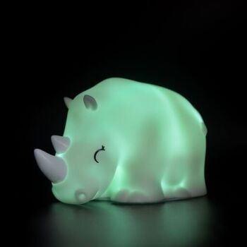 Mini veilleuse enfant LED Rhinocéros - DHINK 5