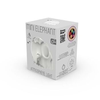 Mini veilleuse enfant LED Eléphant - DHINK 4