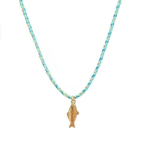 Ketting goldie blue fish