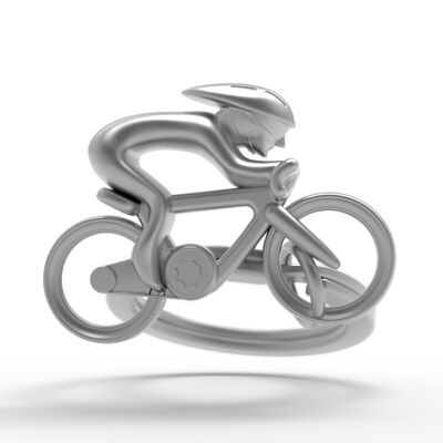 Father's Day - Cyclist Keychain - METALMORPHOSE