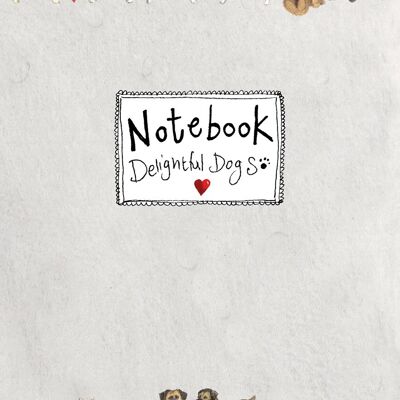 Dog medium soft notebook