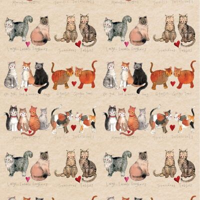 Cat large soft notebook