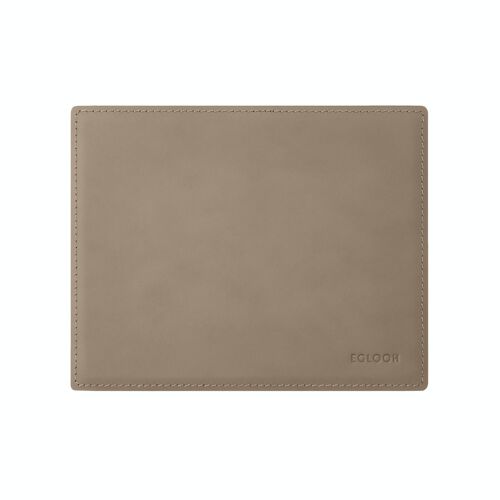 Mouse Pad Mercurio Bonded Leather Dove Grey - cm 25x20 - Square Corners and Perimeter Stitching