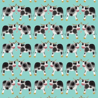 Dairy cows small chunky notebook