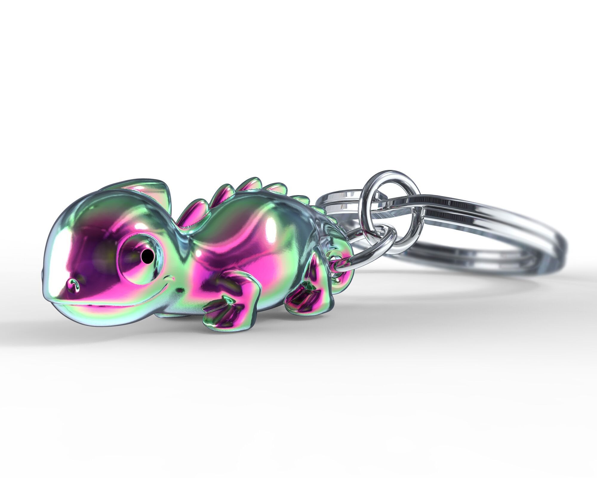 Chamäleon-Schlüsselanhänger - METALMORPHOSE