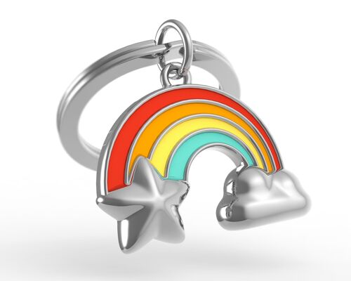 Porte-clés Arc-en-ciel - METALMORPHOSE