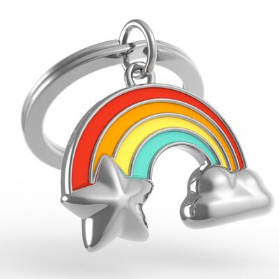 Regenbogen-Schlüsselanhänger - METALMORPHOSE