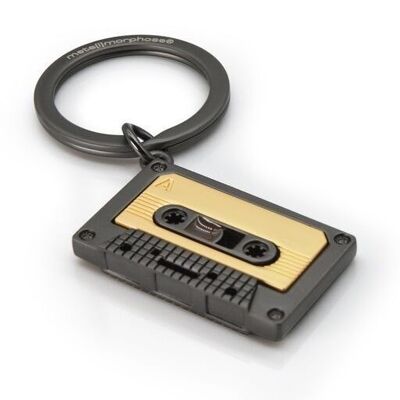 Audio cassette key ring - METALMORPHOSE