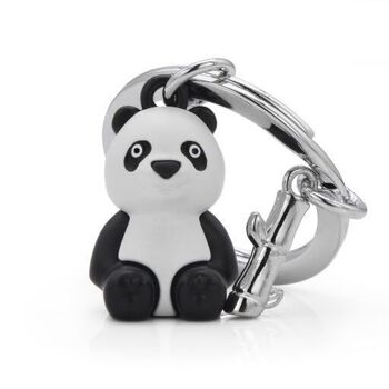 Porte-clés Panda et son bambou - METALMORPHOSE 2